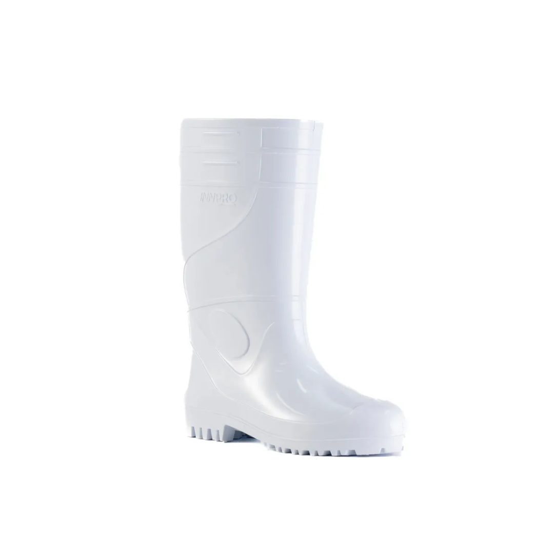 Bota pvc branca cano extra longo 40