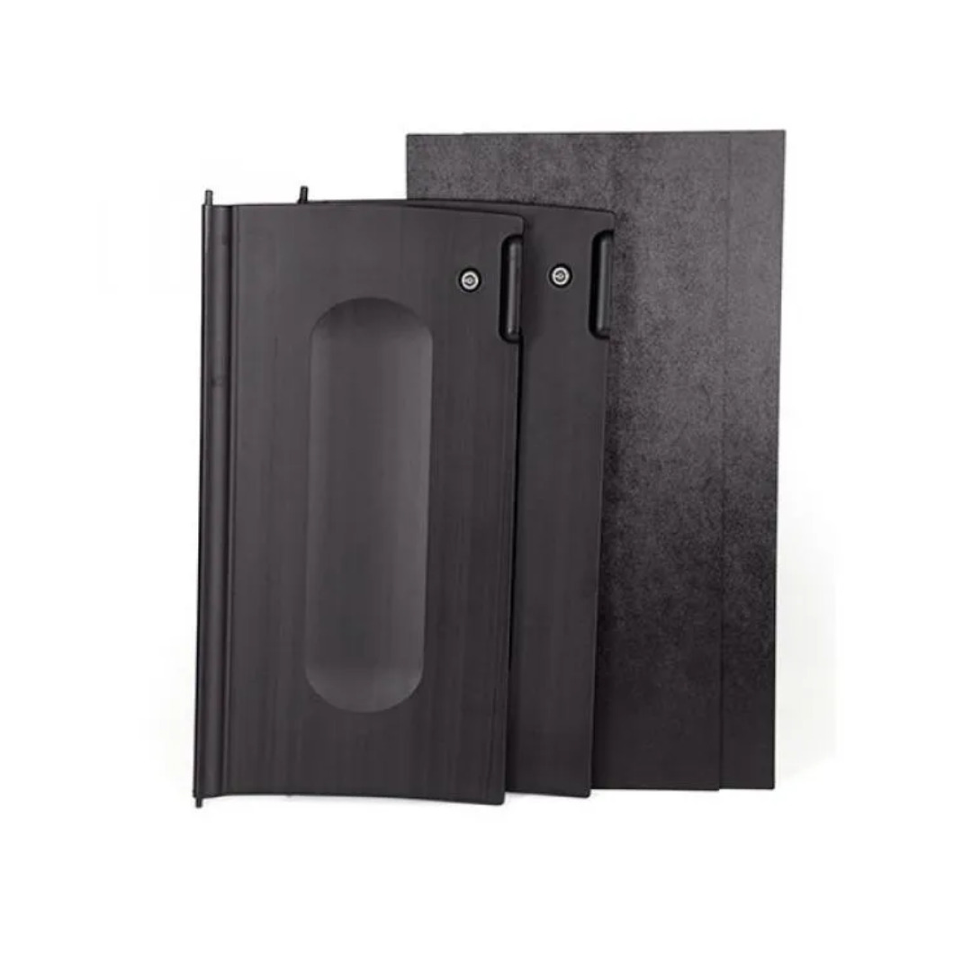 Kit portas para carro preto linha 9t fg9t8500bla 1995833 rubbermaid