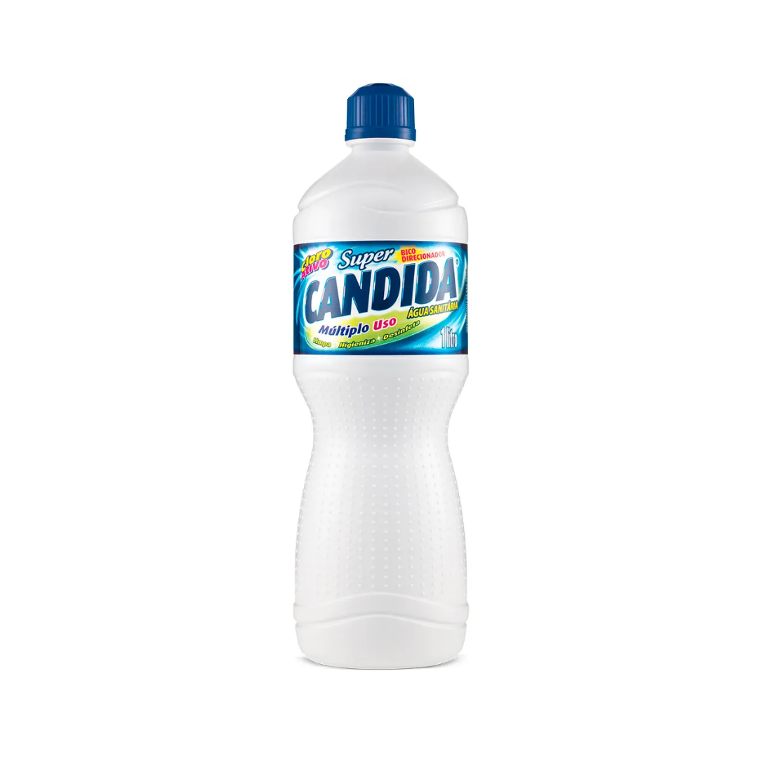 Água sanitária super candida 1l