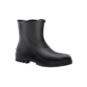 Bota pvc preta cano curto/medio 39