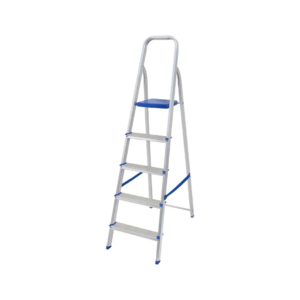 Escada alumínio 5 degraus mor