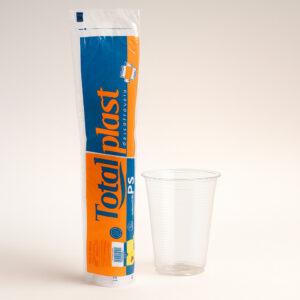 Copo 300ml br flt 100 un totalplast