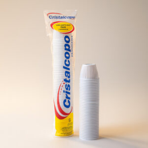 Copo 50ml br flt 100 un cristalcopo