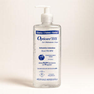 Álcool maos gel hidrat opticare ihs clear desk 500ml oleak