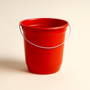 Balde plástico vermelho 18l jaguar