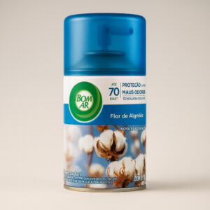 Odorizador air wick freshmatic flor de algodao refil 250ml bom ar