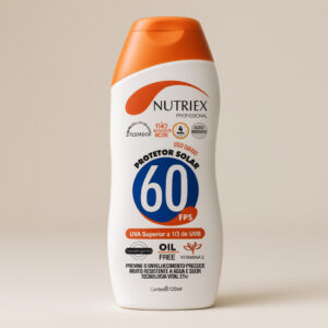 Protetor solar fps 60 1/3 uva 120ml nutriex