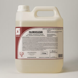 Detergente clorado cloroclean foamy 5l spartan