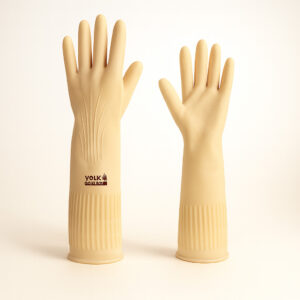 Luva ranhurada bege ca15100 40cm eg volk