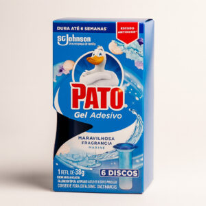 Gel adesivo para vaso sanitário marine refil 6 discos pato prom