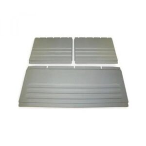 Kit paineis laterais e fundo p xtra preto fg4093l1bla rubber