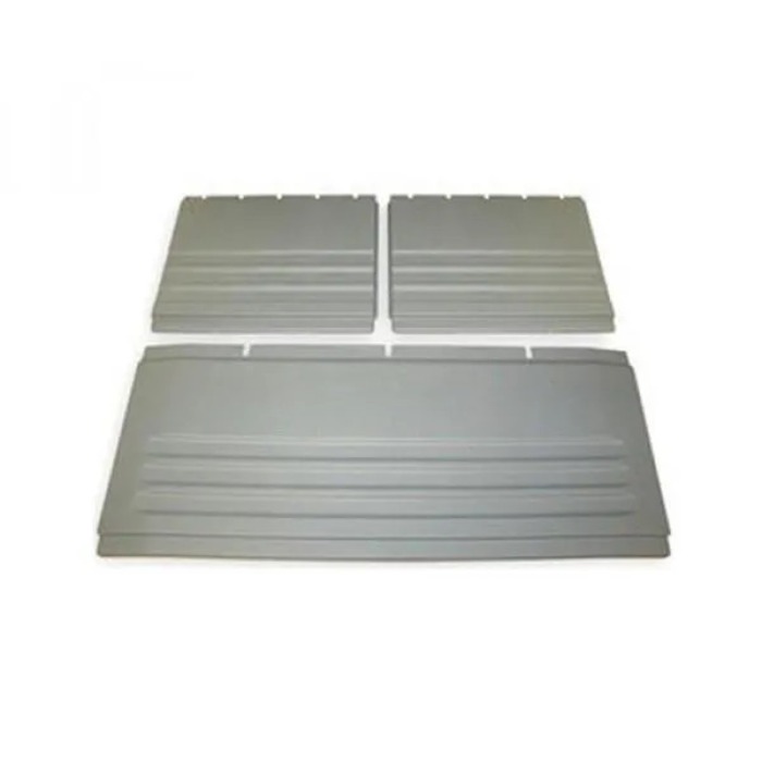 Kit paineis laterais e fundo p xtra preto fg4093l1bla rubber