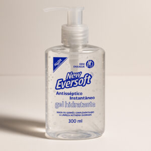 Álcool maos gel new eversoft desk 300ml oleak