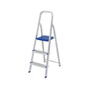 Escada alumínio 3 degraus mor