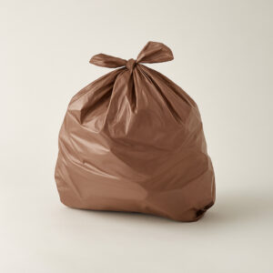 Saco lixo marrom 100l 100 un baviplast