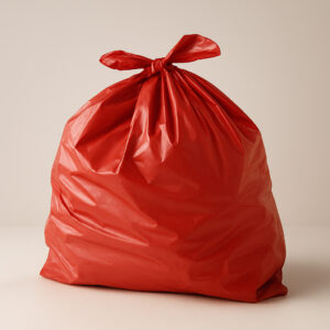 Saco lixo vermelho reforcado 100l ecs pct com 100