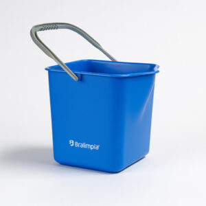 Balde com alca azul 15l bralimpia