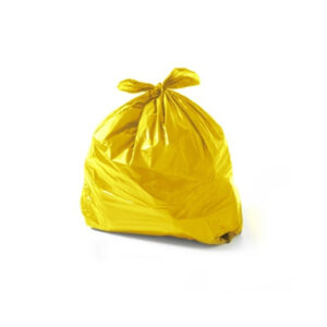 Saco lixo amarelo 200l 100 un plastjoia