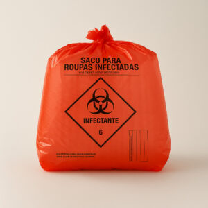 Saco lixo 200l vermelho infectante 100un plastjoia