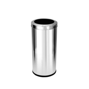 LIXEIRA INOX COM ARO 24X50 22L C32 JS