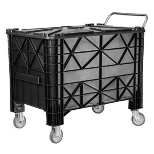 Caixa plástica completa preta c370qp 370l js