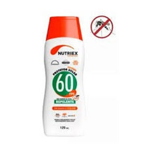 Protetor solar fps 60 1/3 uva acao repelente 120ml nutriex