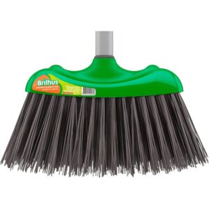 Vassoura plástica slim com cabo brilhus bt2003 superpro