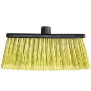 Vassoura nylon ponta florada amarela vn60am2 bralimpia